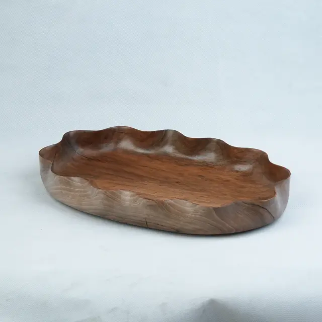 ظرف پذیرایی چوب گردو یک‌تکه کردستان آب‌گریز