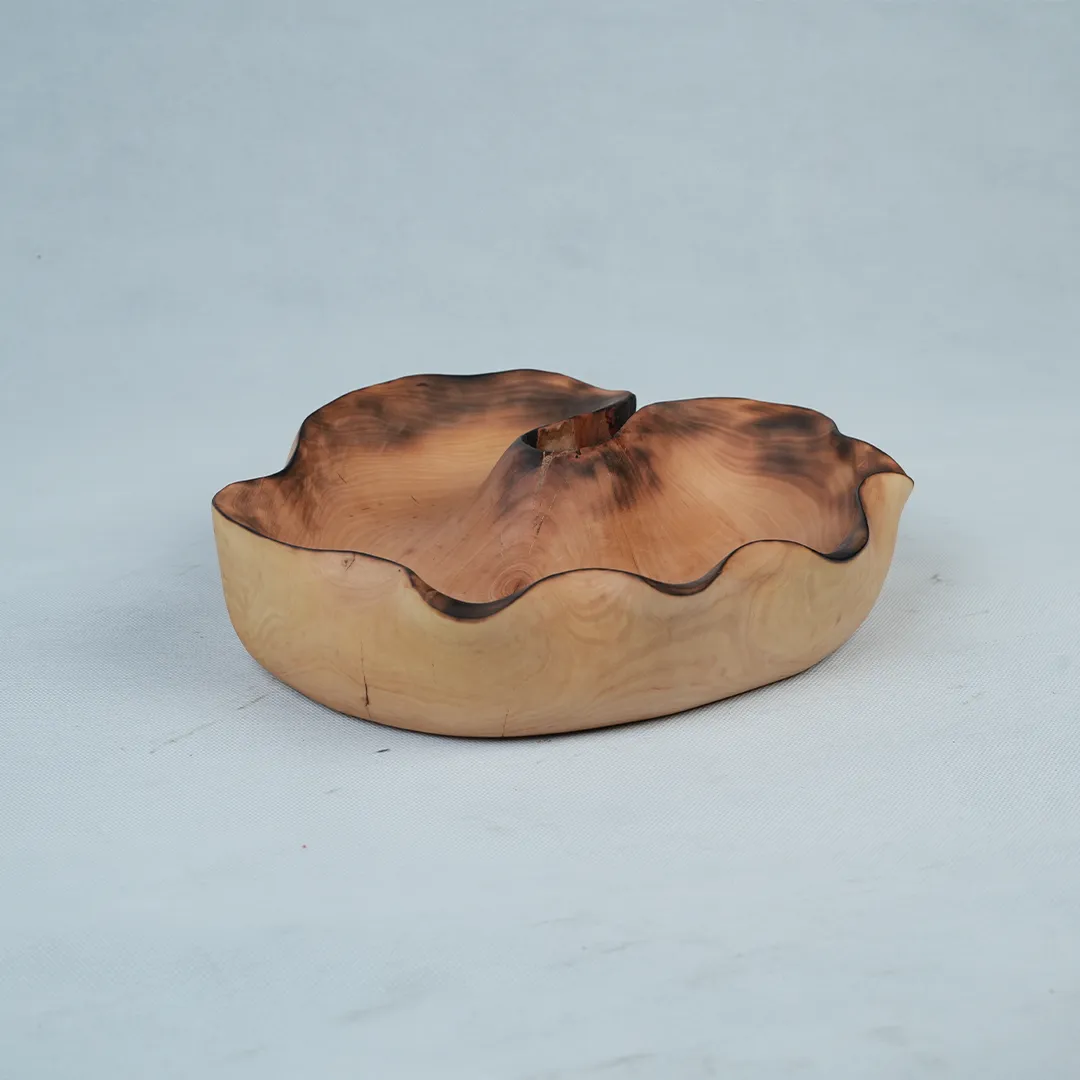 ظرف دفرمه تکنسخه چوب نارون — عکس ۳