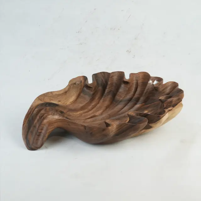 ظرف میوه صدف چوب گردو